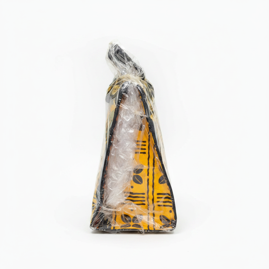Ladies hand bag, African print fabric