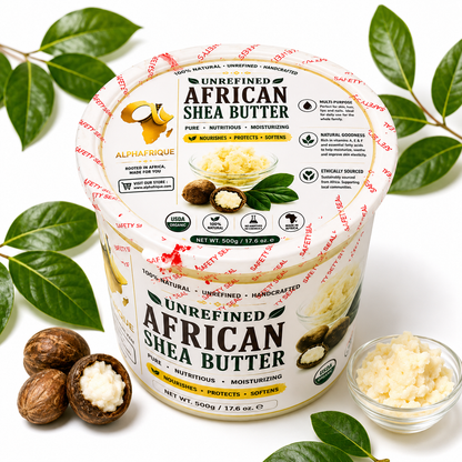 Pure African Shea Butter – Food-Grade & Natural Body Care, 500g