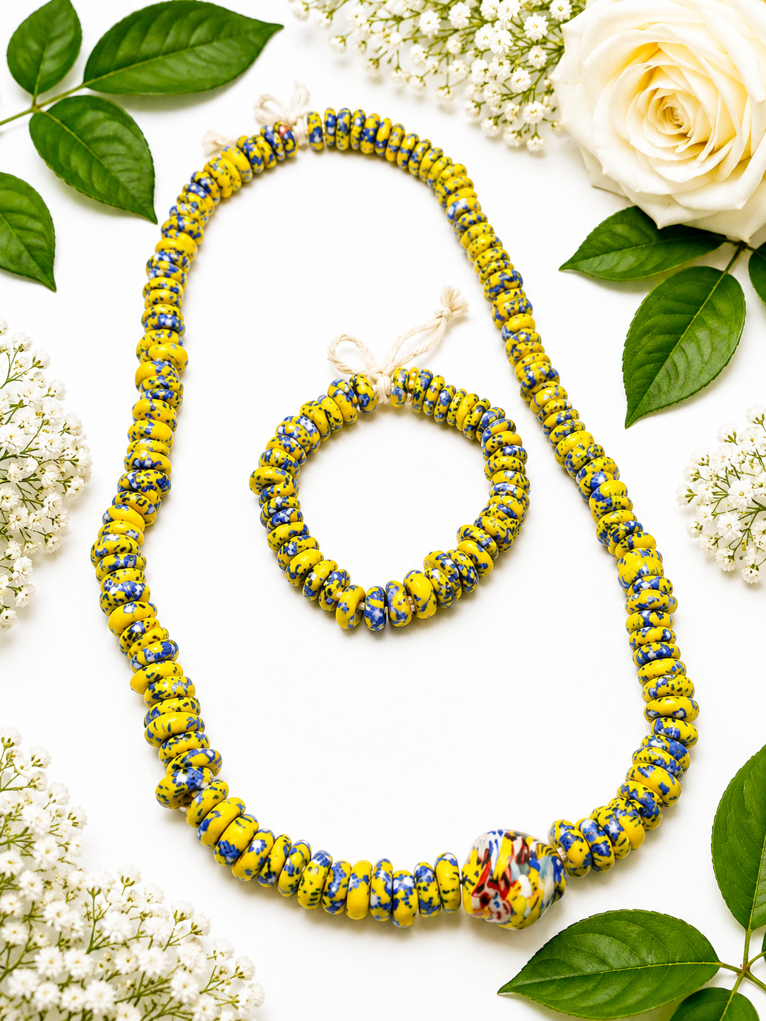 Sunshine Blue &amp; Gold Matching Jewelry Bundle