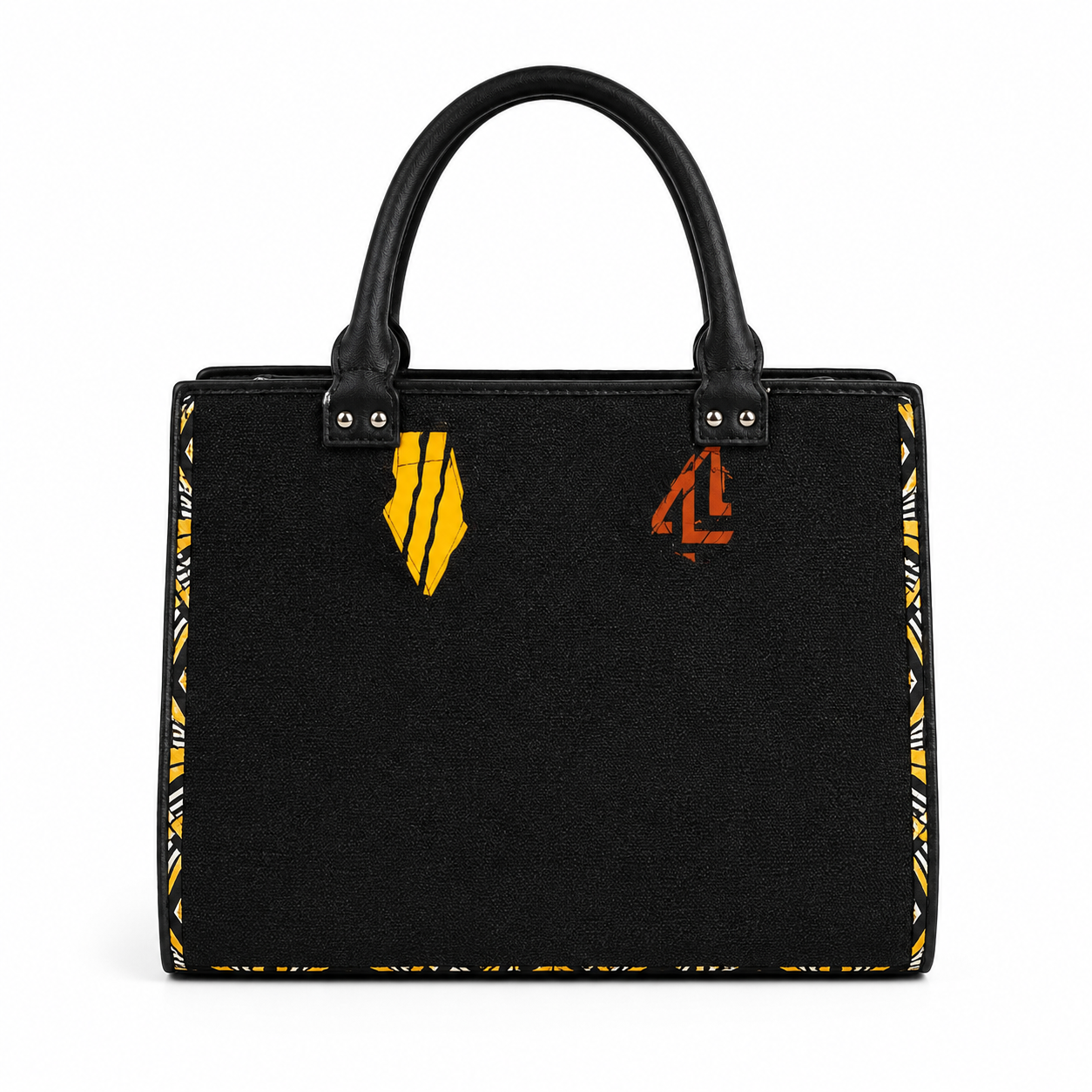 Ladies hand bag, African print fabric