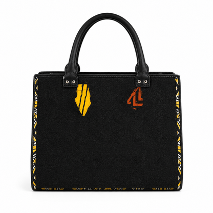 Ladies hand bag, African print fabric
