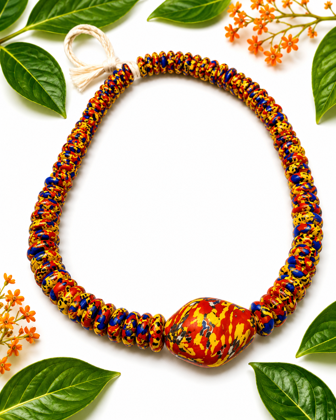Sunfire Heritage Statement Beaded Necklace