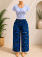 No. 8 African Print Palazzo pants
