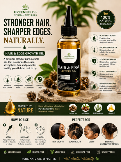 Greenfields natural hair growth oil