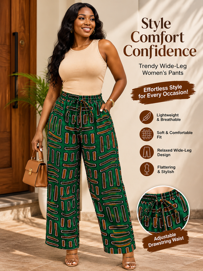 No. 6 African Print Palazzo pants