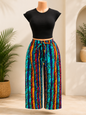 Vibrant African Print Palazzo Pants – Wide-Leg Comfort & Style