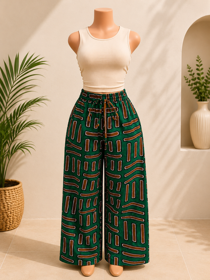 No. 6 African Print Palazzo pants