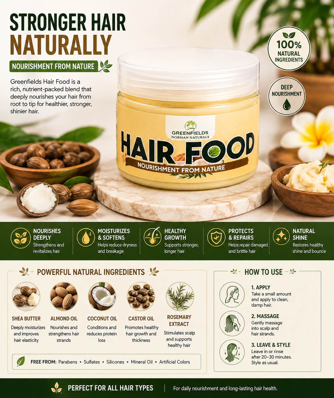 Natural hair food
