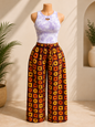 African Print Palazzo Pants – Wide-Leg Comfort & Style