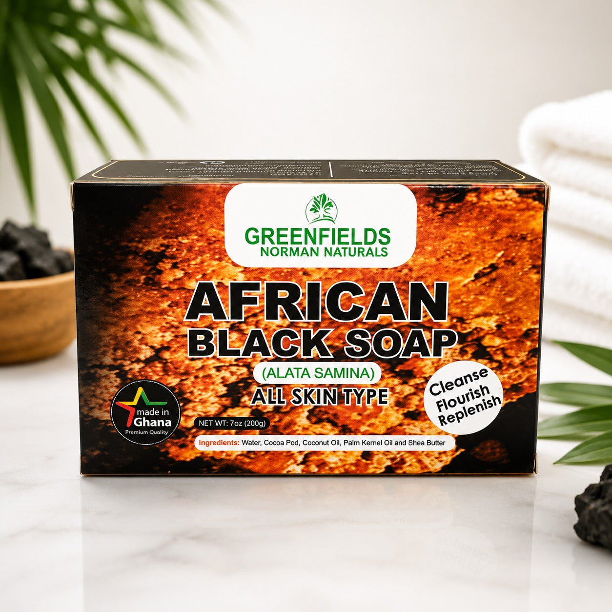 Greenfields African black soap