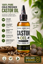 100% natural cold pressed castor seed oil